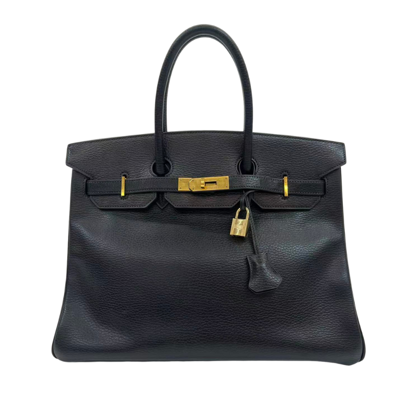 Hermès Birkin 35 (C Square), Black Togo leather with gold hardware N23370606