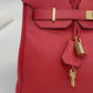 Pre-Owned Hermès Birkin 30 in red Togo leathe Square Q Year 2013 N23260179-1